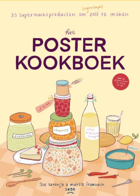 Het posterkookboek – Ilse Savenije – boek cover