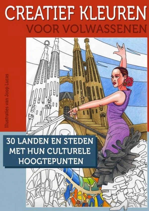 Creatief kleuren voor volwassenen – Joop Lucas – boek cover