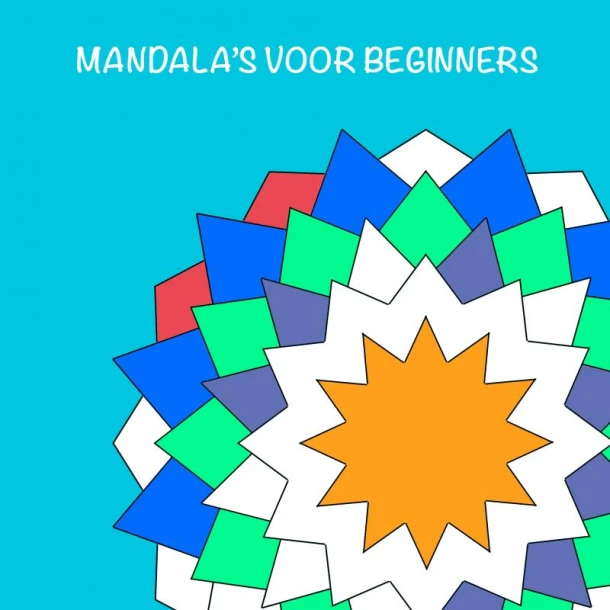 Mandala's voor beginners - Mandala kleurboek – Tom Koreman – boek cover