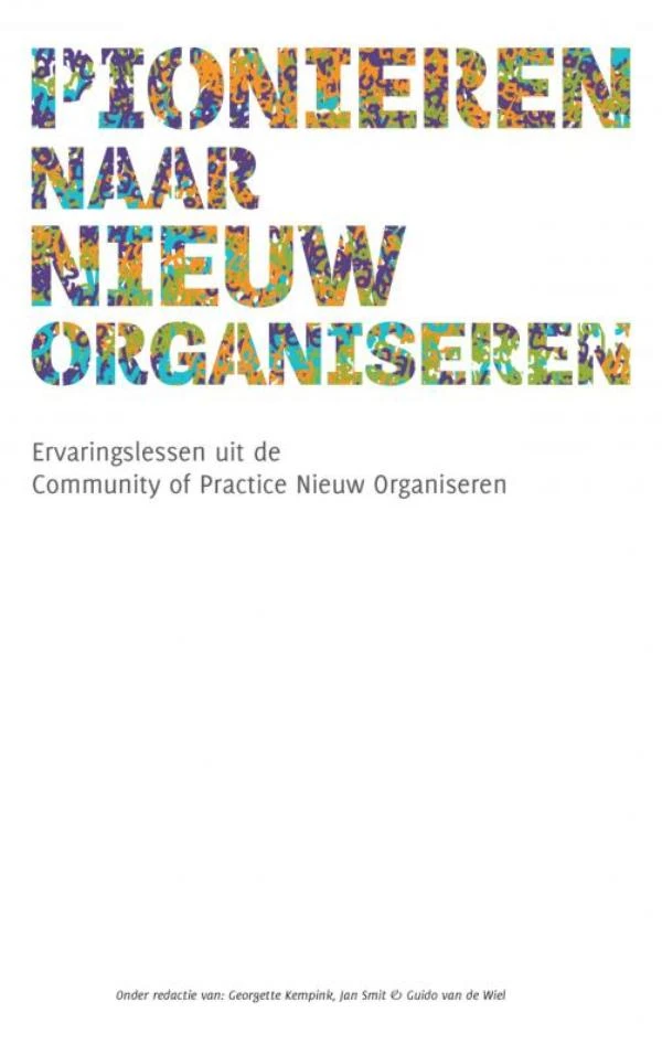 Pionieren naar nieuw organiseren – Jan Smit – boek cover