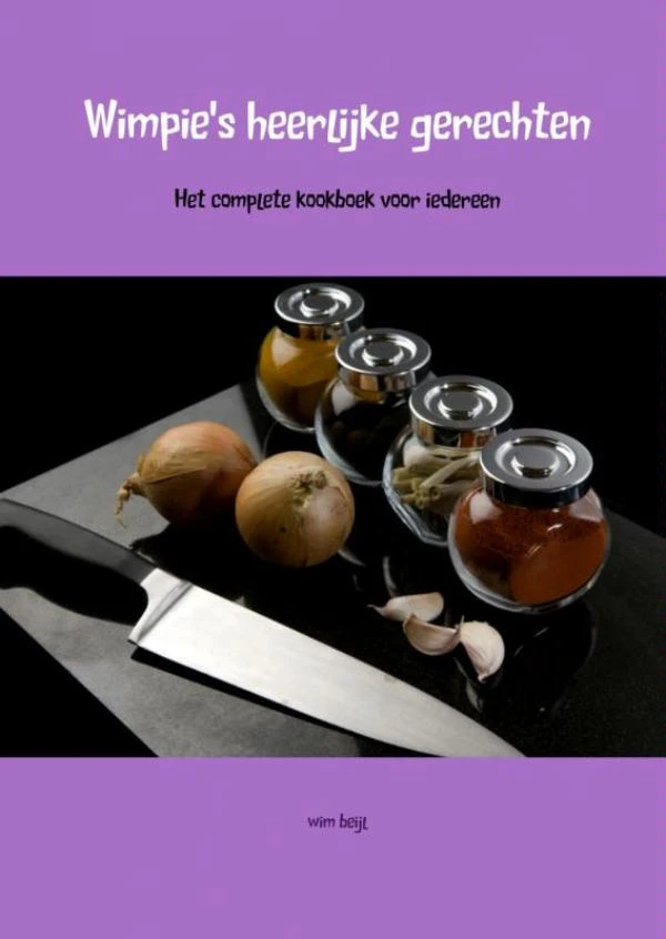 Wimpie's heerlijke gerechten – Wim Beijl – boek cover