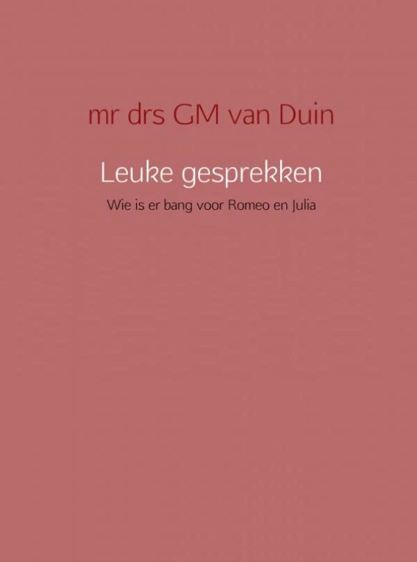Leuke gesprekken – G.M. van Duin – boek cover