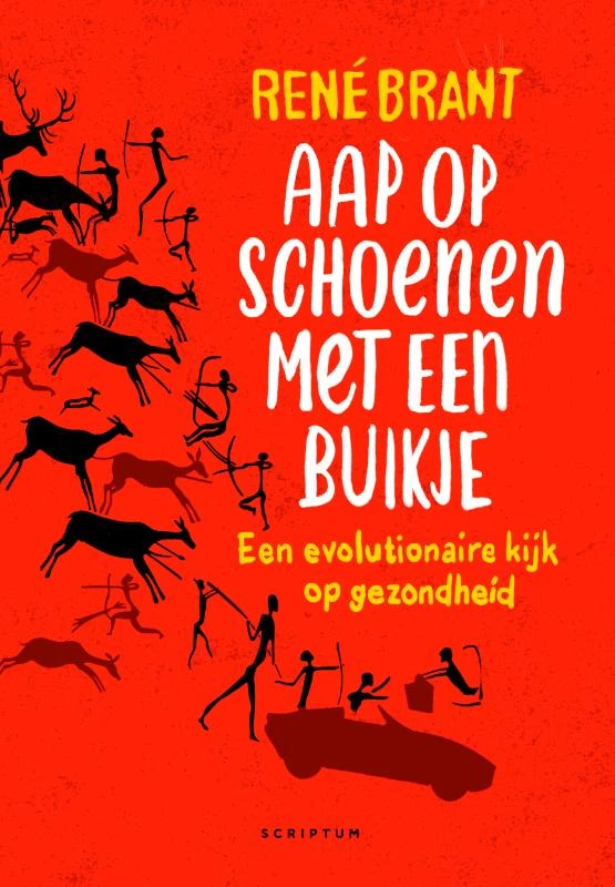 Aap op schoenen met een buikje – René Brant – boek cover