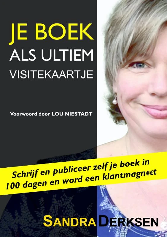Je boek als Ultiem Visitekaartje – Sandra Derksen – boek cover