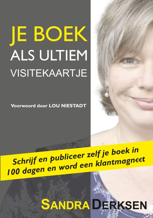 Je boek als Ultiem Visitekaartje – Sandra Derksen – boek cover