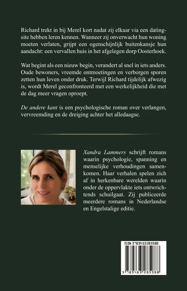 De andere kant – Xandra Lammers – boek cover