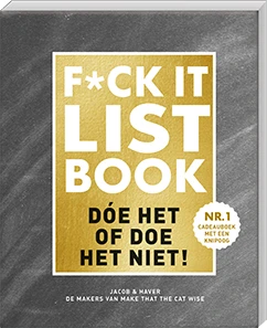 F*CK-it list book – Jacob & Haver – boek cover