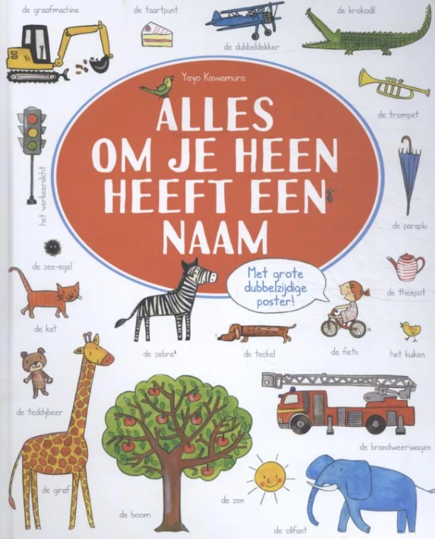 Alles om je heen heeft een naam – Yayo Kawamura – boek cover