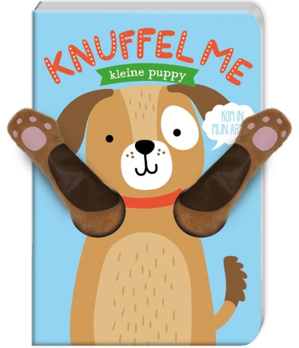 Knuffel me - Kleine puppy – Helmi Verbakel – boek cover