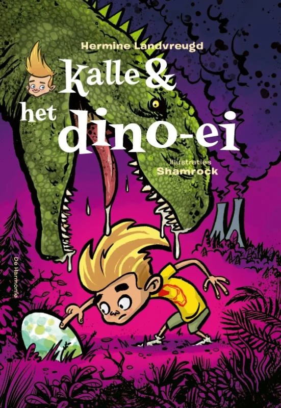 Kalle en het dino-ei – Hermine Landvreugd – boek cover