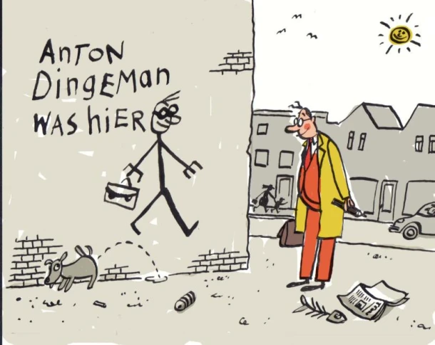 Anton Dingeman was hier – Pieter Geenen – boek cover