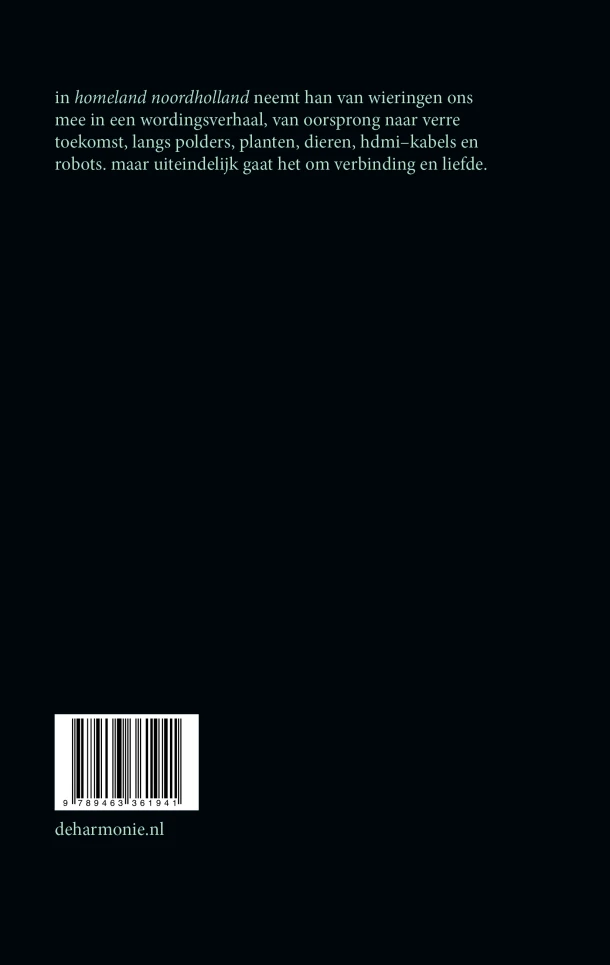 Homeland Noordholland – Han van Wieringen – boek cover