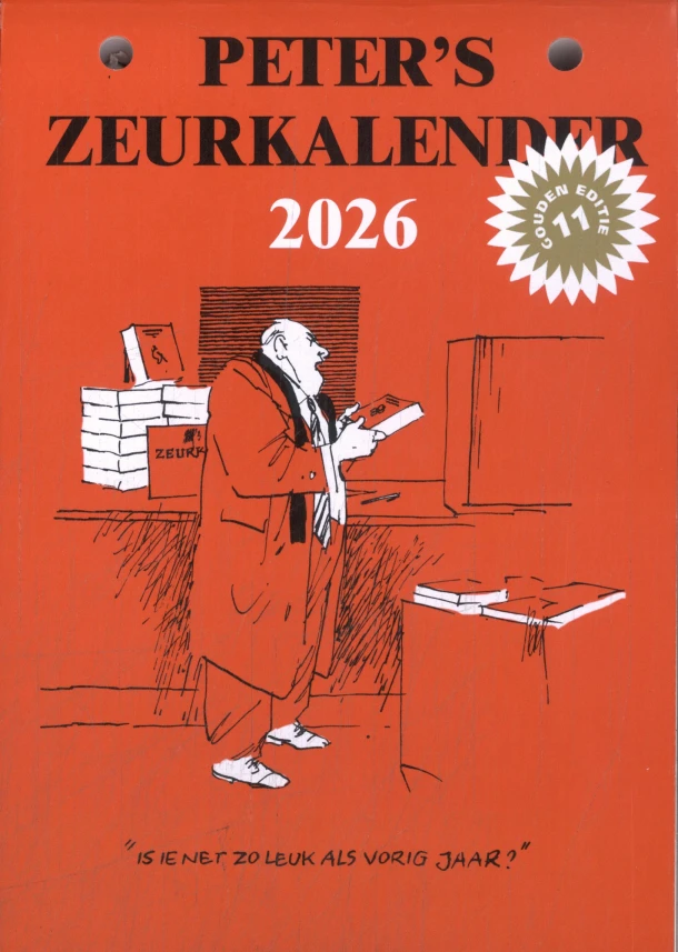 Peter's Zeurkalender 2026 – Peter van Straaten – boek cover