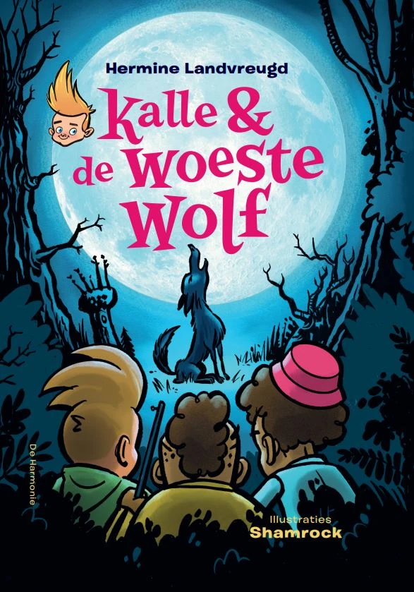 Kalle en de woeste wolf – Hermine Landvreugd – boek cover