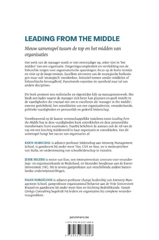 Leading from the middle – Koen Marichal – boek cover