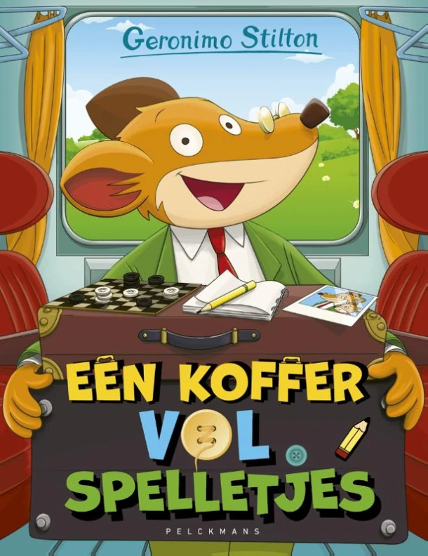 Een koffer vol spelletjes – Geronimo Stilton – boek cover
