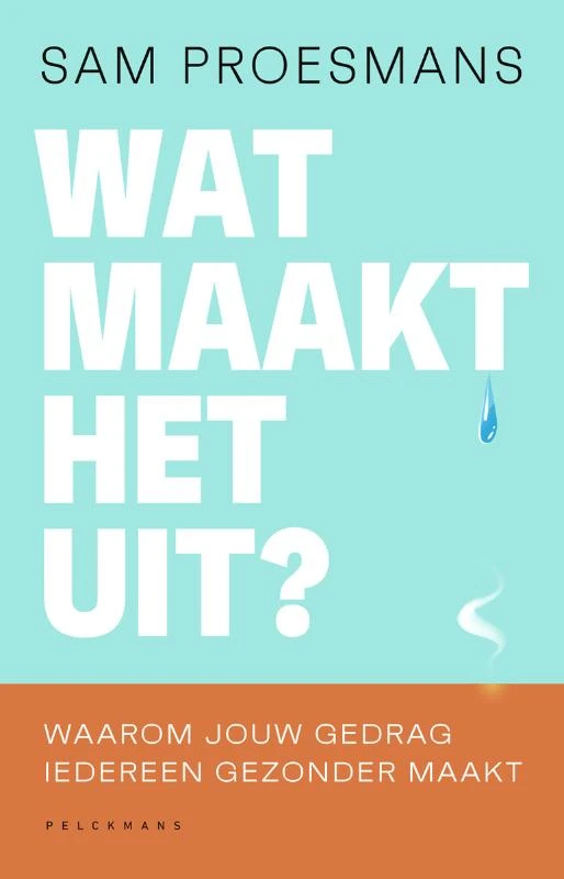Wat maakt het uit – Sam Proesmans – boek cover