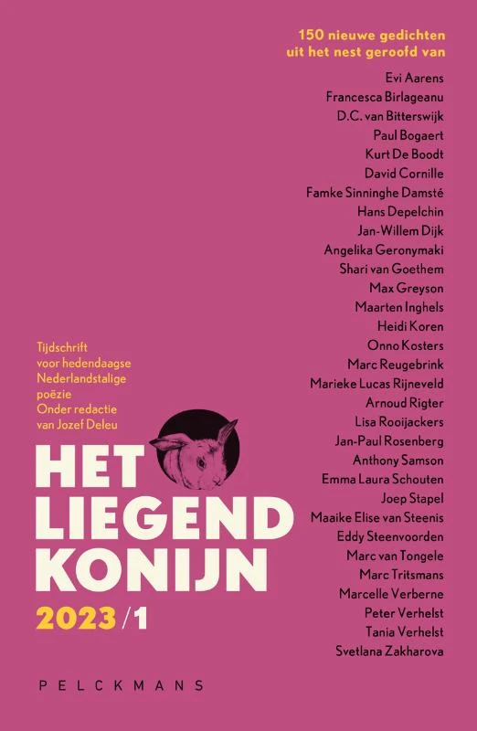 Het Liegend Konijn (jg. 21 nr. 1) – Jozef Deleu – boek cover