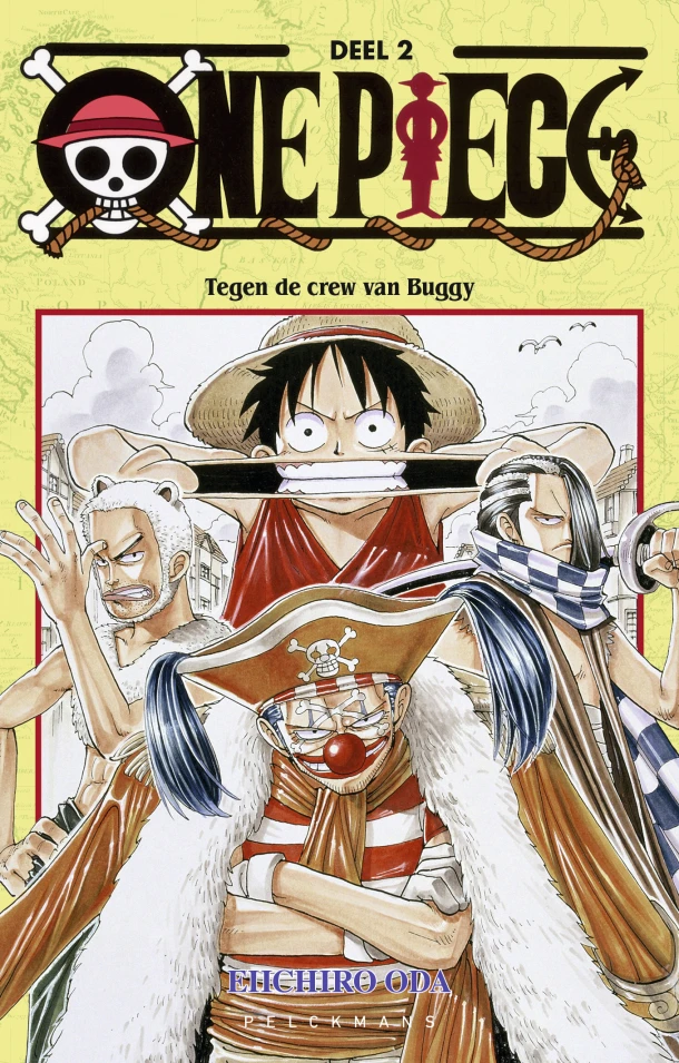 Tegen de crew van Buggy – Eiichiro Oda – boek cover