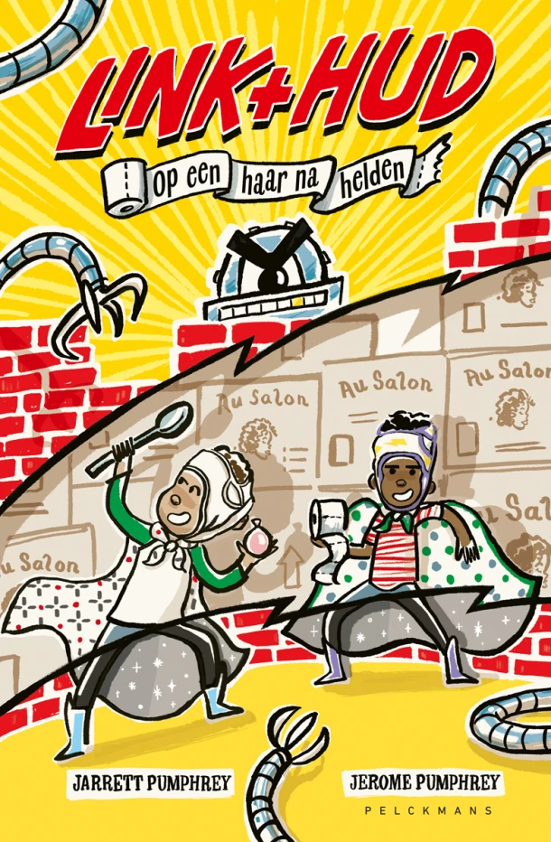 Link + Hud: Op een haar na helden – Jarret Pumphrey – boek cover