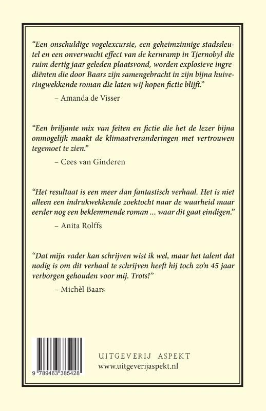 De sleutel van het toeval ā Antoine Baars ā boek cover