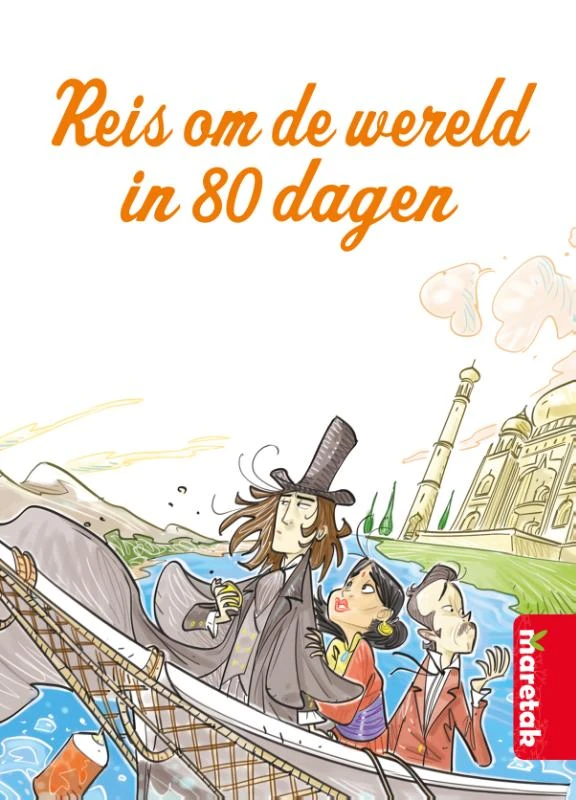 Reis om de wereld in 80 dagen – Jules Verne – boek cover