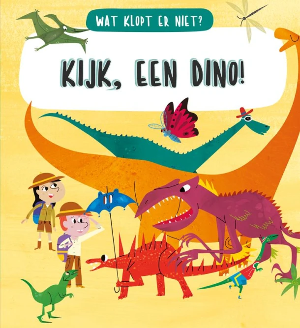 Kijk een dino! – Catherine Veitch – boek cover