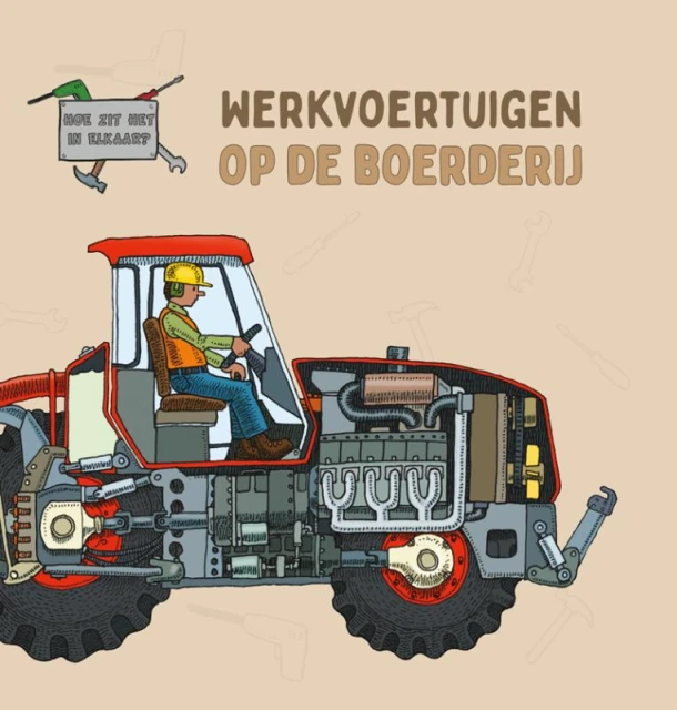 Werkvoertuigen op de boerderij – David West – boek cover
