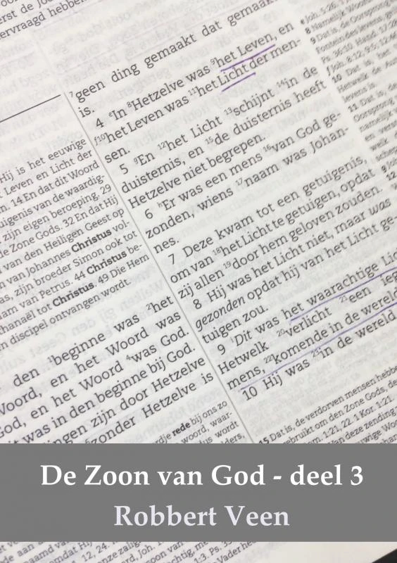 De Zoon van God deel 3 – Robbert Veen – boek cover