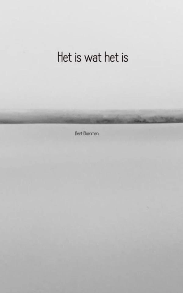 Het is wat het is – Bert Blommen – boek cover
