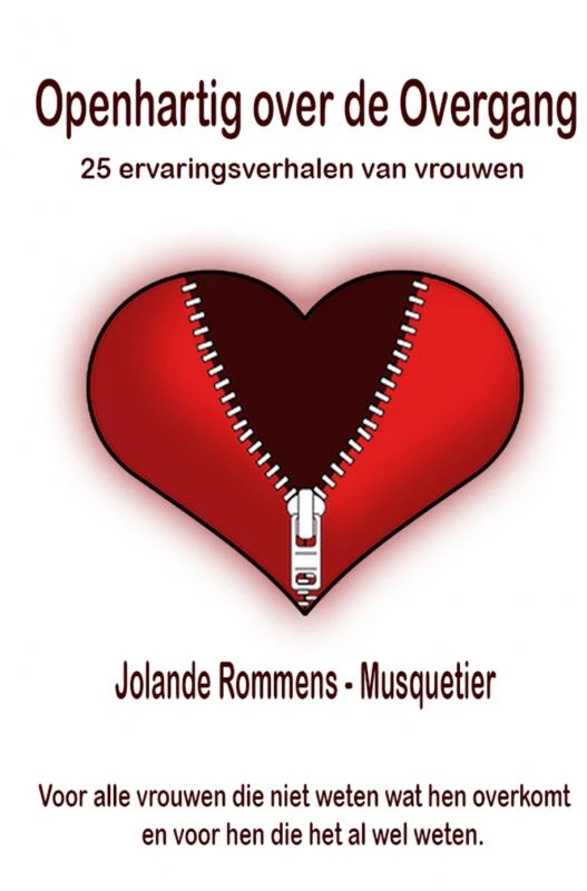 Openhartig over de overgang – Jolande Rommens-Musquetier – boek cover