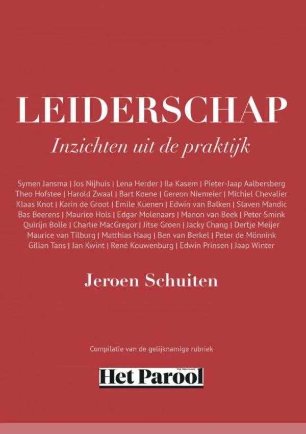 Leiderschap – Jeroen Schuiten – boek cover