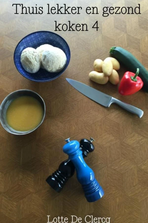 Thuis lekker en gezond koken 4 – Lotte De Clercq – boek cover