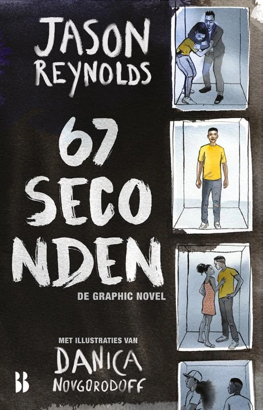 67 seconden: de graphic novel – Jason Reynolds – boek cover