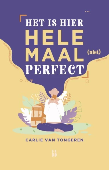 Het is hier helemaal (niet) perfect! – Carlie van Tongeren – boek cover