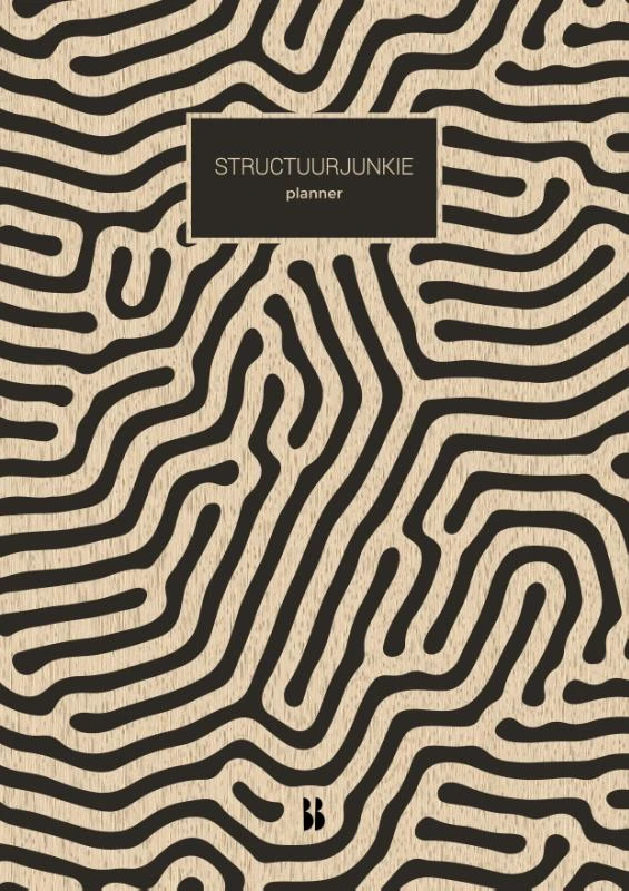Structuurjunkie Planner (A4) - wood – Cynthia Schultz – boek cover