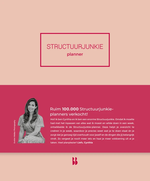 Structuurjunkie-planner zonder datum – Cynthia Schultz – boek cover