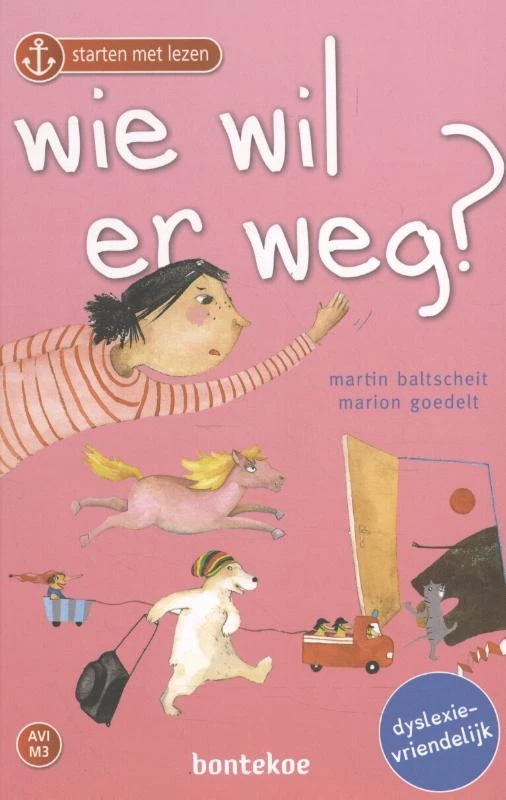 Wie wil er weg? – Martin Baltscheit – boek cover