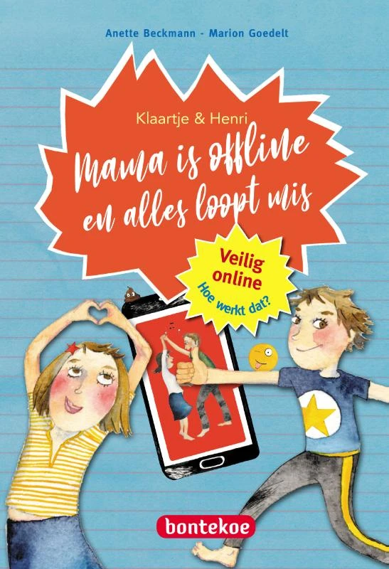 Mama is offline en alles loopt mis – Anette Beckmann – boek cover