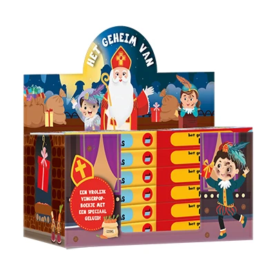 Display vingerpopboekjes Sint – boek cover