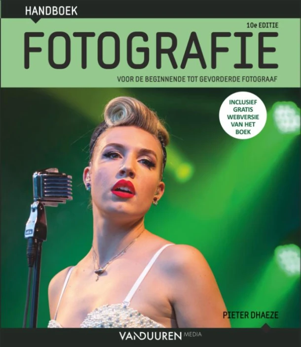 Handboek Digitale Fotografie 10e editie – Pieter Dhaeze – boek cover