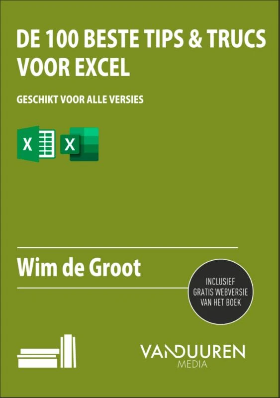 De beste tips & trucs voor Excel – Wim de Groot – boek cover