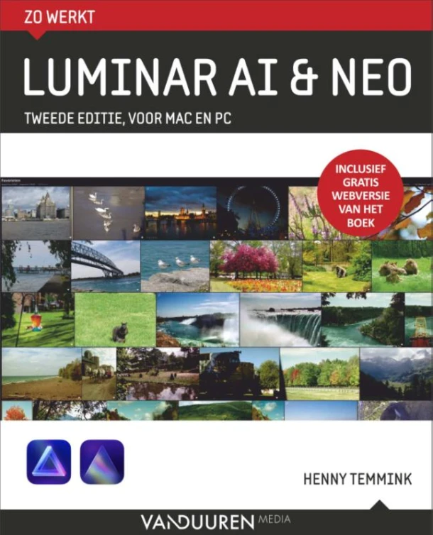 Luminar Neo & AI – Henny Temmink – boek cover