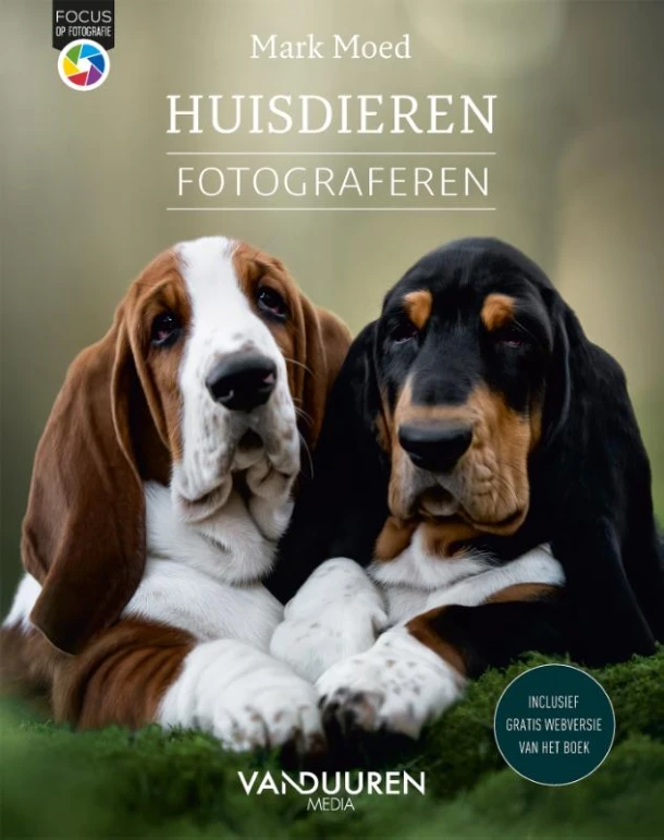 Huisdieren fotograferen – Mark Moed – boek cover