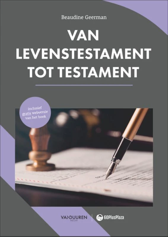 60PlusPlaza: Van levenstestament tot testament – Beaudine Geerman – boek cover
