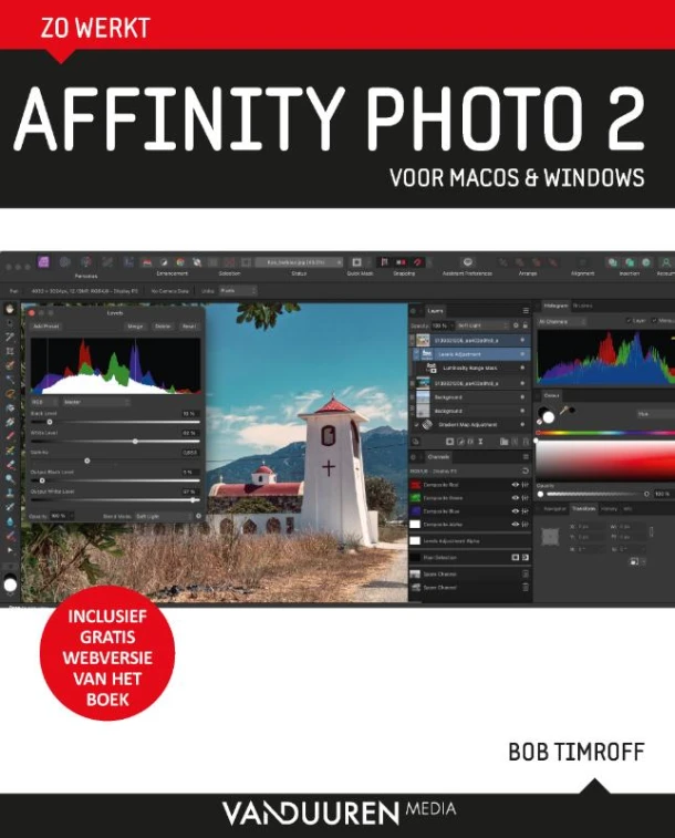 Zo werkt Affinity Photo 2 – Bob Timroff – boek cover