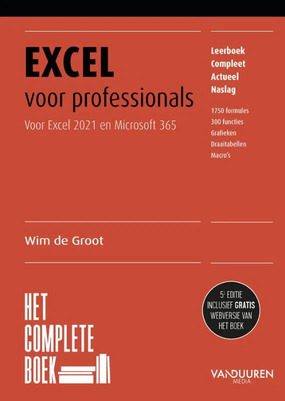 Excel voor professionals, 5e editie