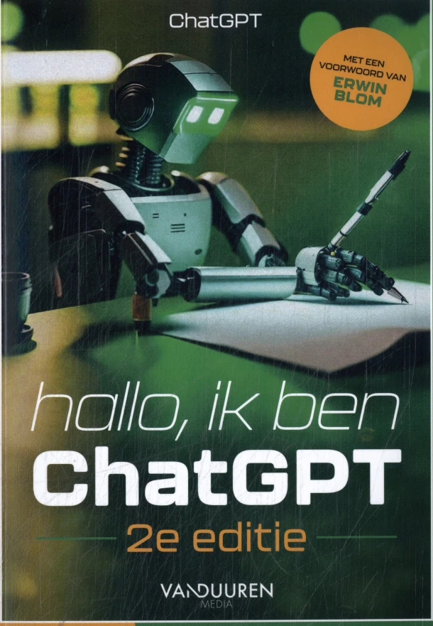 Hallo, ik ben ChatGPT 2e ed. – Bob van Duuren – boek cover
