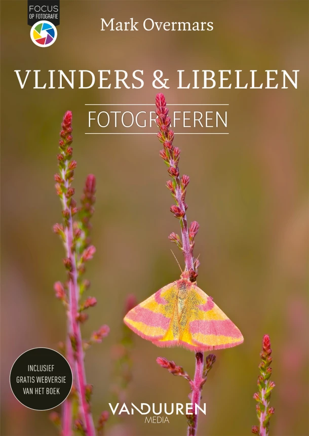 Vlinders en libellen fotograferen – Mark Overmars – boek cover