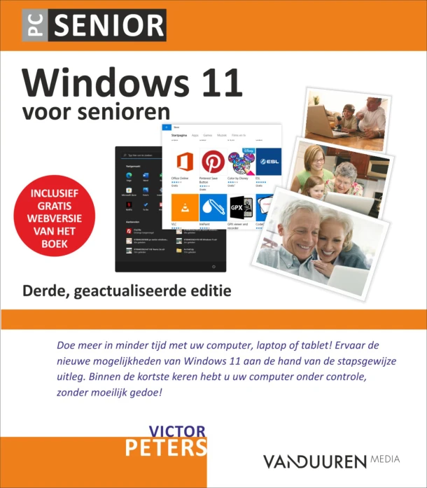 Windows 11 voor senioren – Victor Peters – boek cover